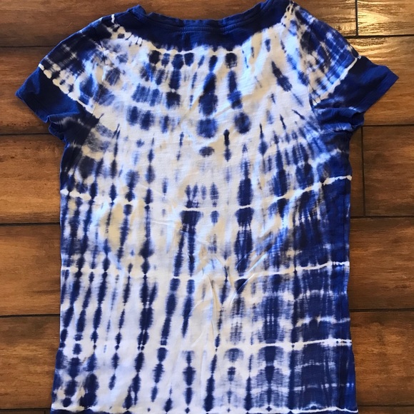 Short sleeve V-neck tie-dyed shirt. MERONA - Picture 2 of 4